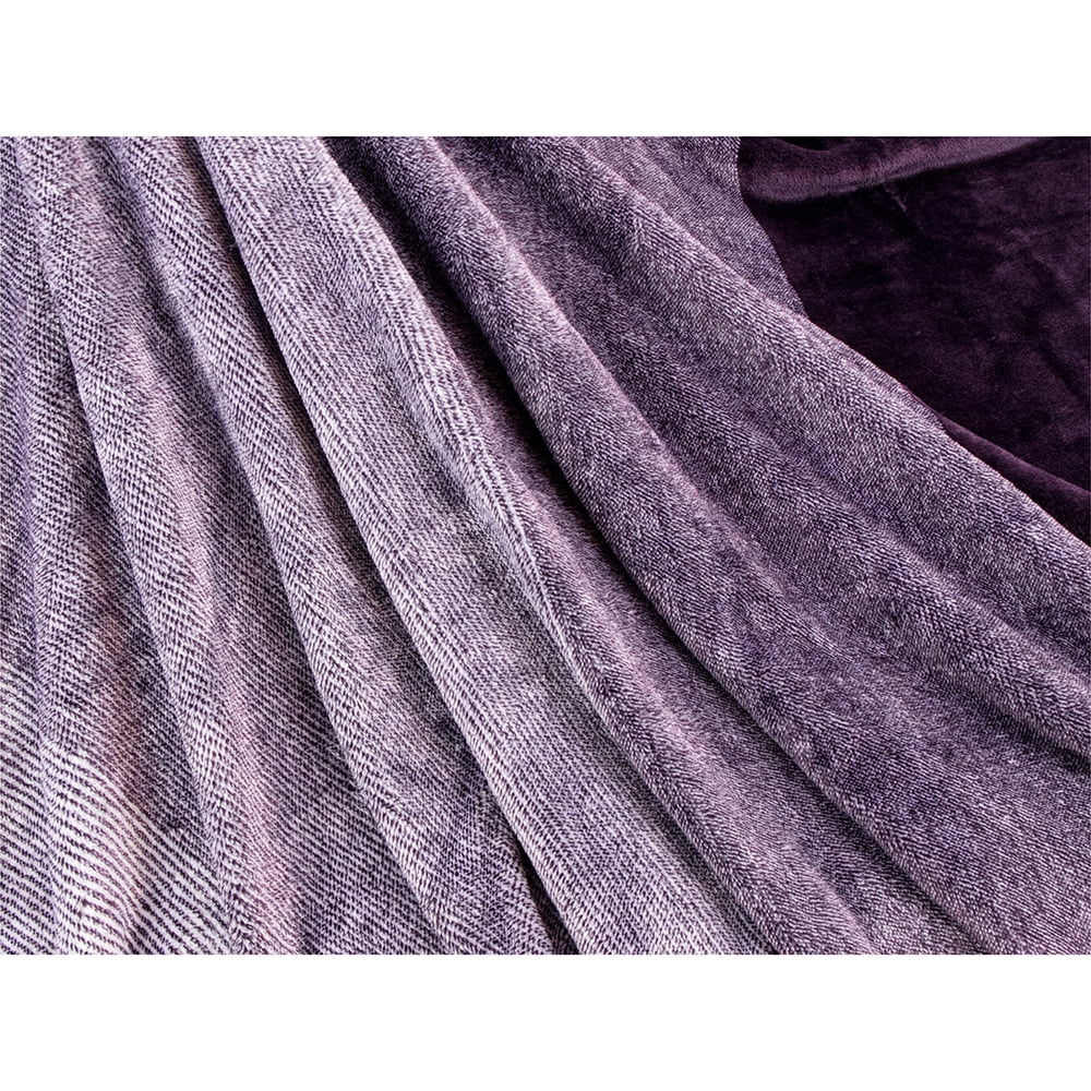 Flannel Fleece Ombre Throw Blanket for Couch | Super Soft Cozy Microfiber Couch Blanket | Gradient Decorative Accent ...