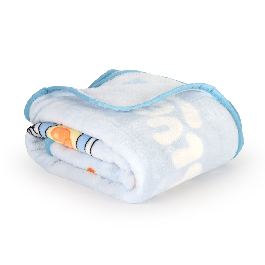 Family Kids Throw Blanket, Soft Coral Fleece, Multicolor, 46" x 60"
