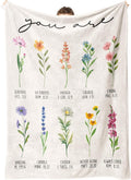 Christian Gifts for Women, Christian Blanket with Flowers, Birthday Gifts for Women, Inspirational, Religious Gifts f...