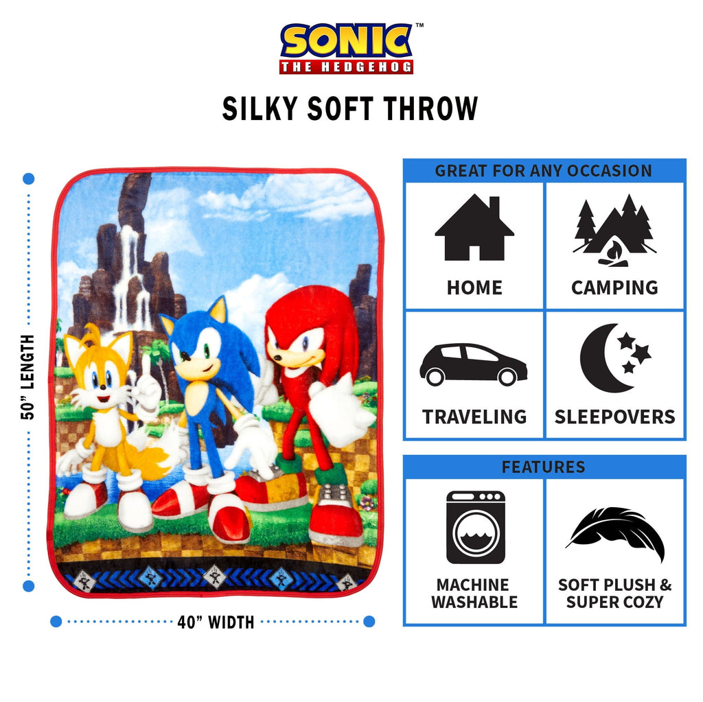Kids Silky Soft Plush Throw Blanket, 40" x 50"