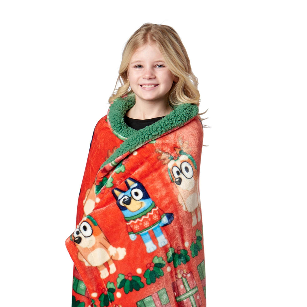 Holidays are Nice Silk Touch Throw Blanket with Sherpa Reverse 50 x 60 inches